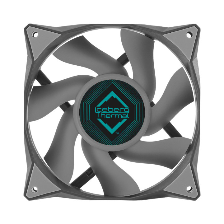 Iceberg Thermal IceGALE Caixa de computador Ventoinha 12 cm Cinzento 1 unidade(s)