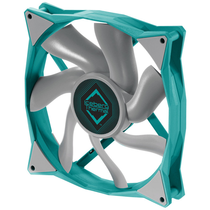 Iceberg Thermal IceGALE Caixa de computador Ventoinha 14 cm Verde-azulado 1 unidade(s)