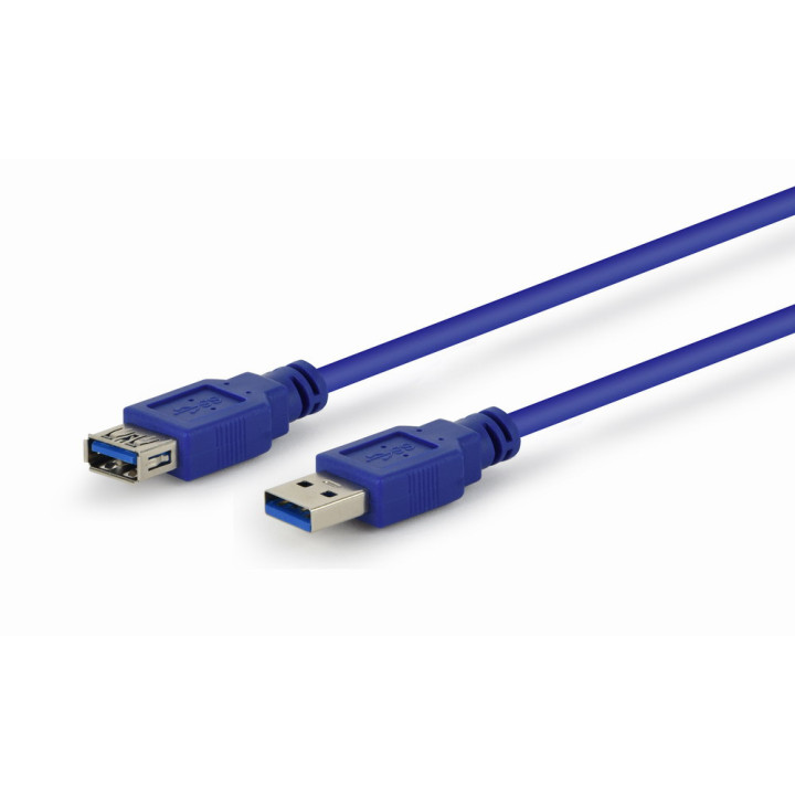 Gembird 3m USB 3.0 A M FM cabo USB USB 3.2 Gen 1 (3.1 Gen 1) USB A Azul