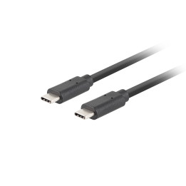 Lanberg CA-CMCM-32CU-0018-BK cabo USB USB 3.2 Gen 2 (3.1 Gen 2) 1,8 m USB C Preto