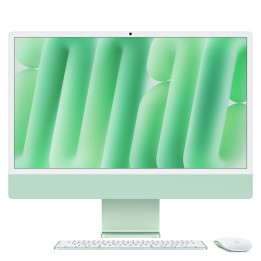 Apple iMac Apple M M4 59,7 cm (23.5") 4480 x 2520 pixels PC All-in-One 16 GB 256 GB SSD macOS Sequoia Wi-Fi 6E (802.11ax) Verde
