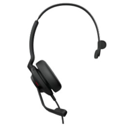 Jabra Evolve2 30 SE USB C A MS Mono Auscultadores Com fios De mão Escritório Call center USB Type-C   USB Type-A Preto