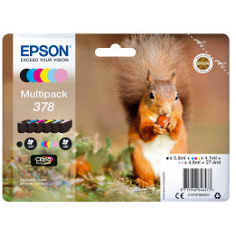 Epson Squirrel C13T37884010 tinteiro 1 unidade(s) Original Rendimento padrão Preto, Ciano, Ciano claro, Magenta, Magenta claro,