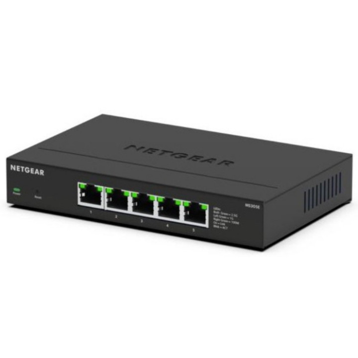 Switch Ethernet Não-gerido NETGEAR MS305E 5 Portas 2.5G Multi-Gigabit