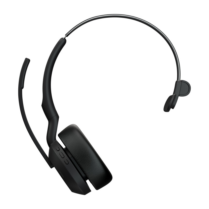 Jabra Evolve2 55 Auscultadores Sem fios Fita de cabeça Escritório Call center USB Type-C Bluetooth Suporte de carregamento Preto