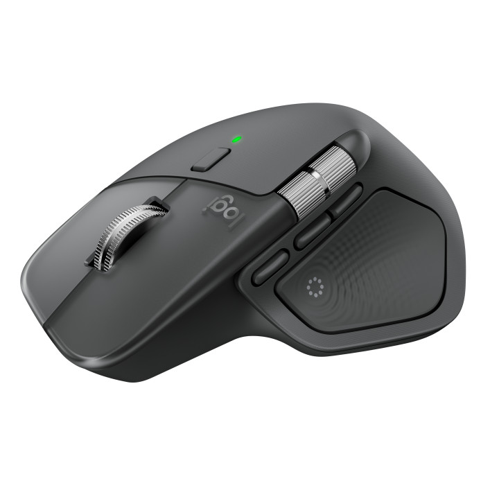 Logitech MX Master 4, rato ergonómico sem fios com feedback tátil de desempenho avançado, deslocamento ultrarrápido,