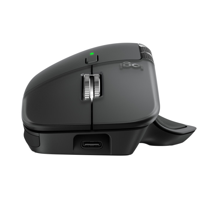 Logitech MX Master 4, rato ergonómico sem fios com feedback tátil de desempenho avançado, deslocamento ultrarrápido,