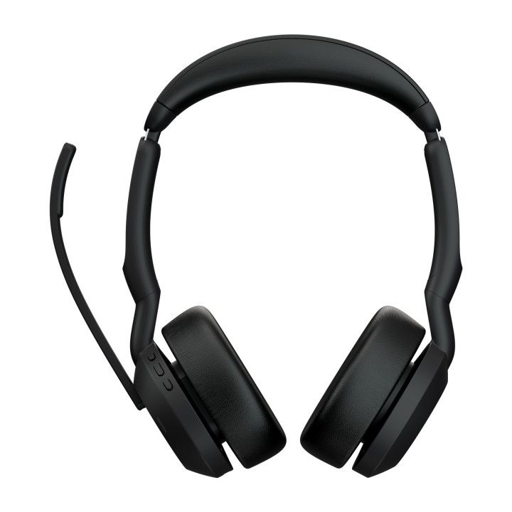 Jabra Evolve2 55 Auscultadores Sem fios Fita de cabeça Escritório Call center USB Type-C Bluetooth Suporte de carregamento Preto
