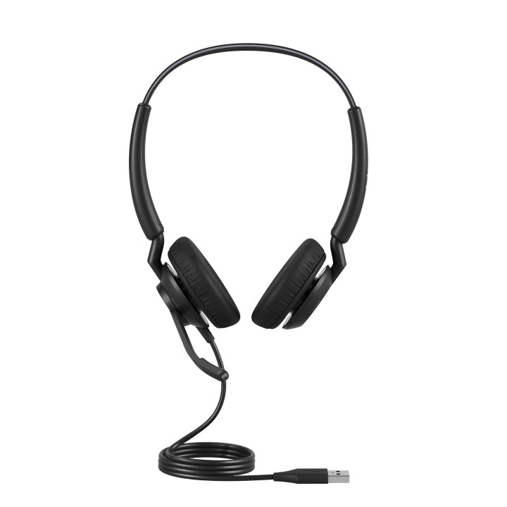 Jabra 4099-410-279 Auscultadores Com fios Fita de cabeça Escritório Call center USB Type-C   USB Type-A Preto