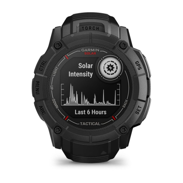 Garmin Instinct 2X Solar Tactical Edition 2,79 cm (1.1") MIP 50 mm Digital 176 x 176 pixels Ecrã táctil Preto GPS