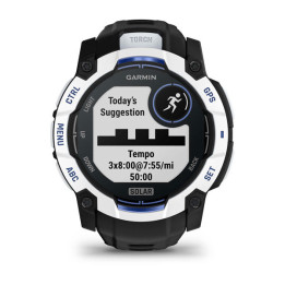 Garmin Instinct 2,79 cm (1.1") MIP 50 mm Digital 176 x 176 pixels Ecrã táctil Preto, Branco GPS
