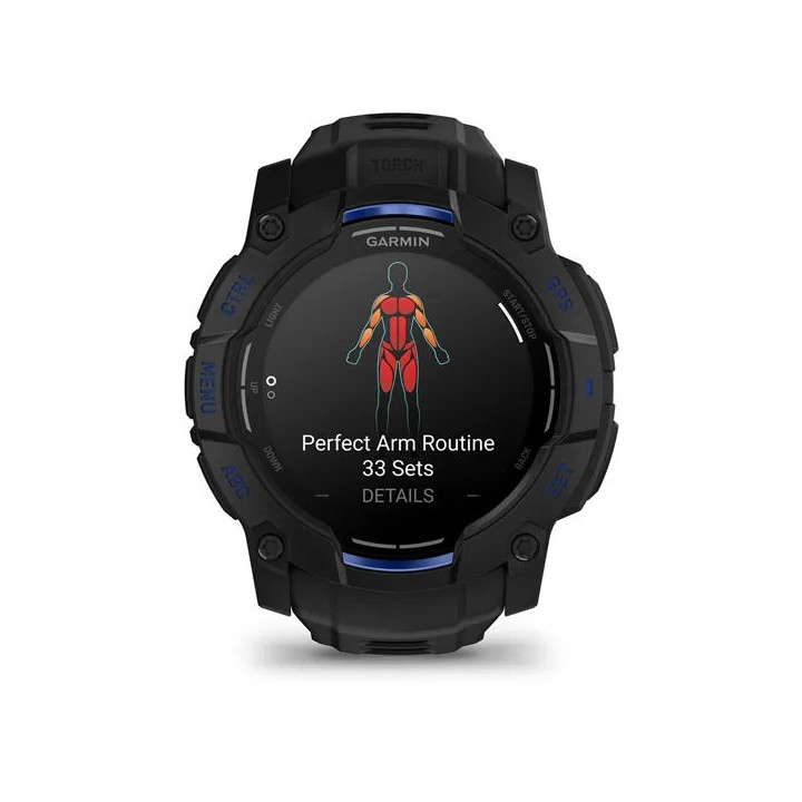 Garmin Instinct 3 3,3 cm (1.3") AMOLED 45 mm Digital 416 x 416 pixels Preto GPS
