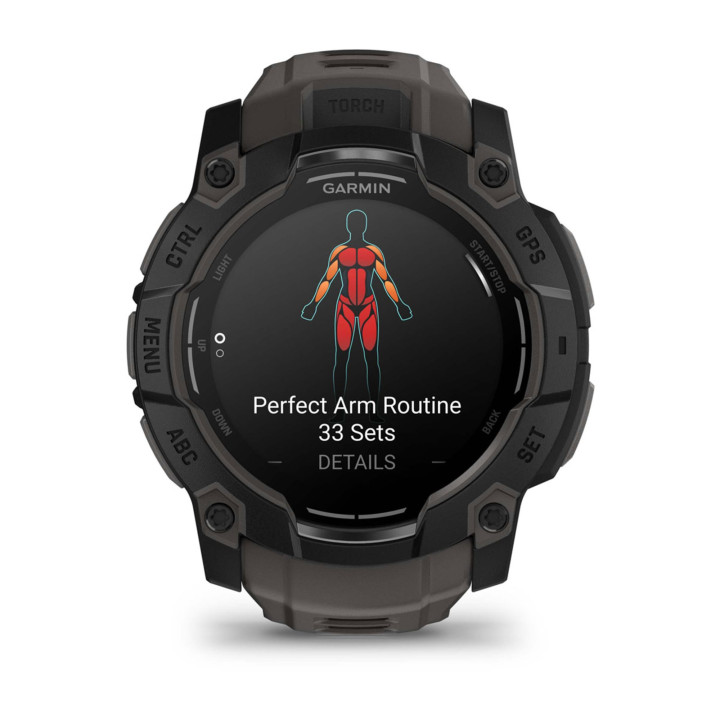 Garmin Instinct 3 AMOLED 3,3 cm (1.3") 50 mm Digital 416 x 416 pixels Ecrã táctil Preto GPS