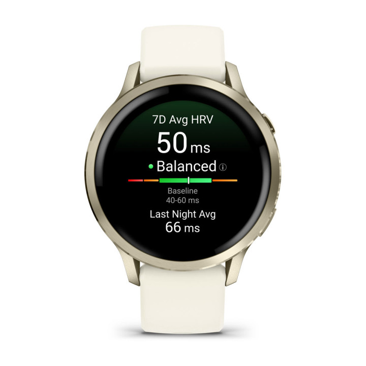 Garmin Venu 4 3,05 cm (1.2") AMOLED 41 mm Digital 390 x 390 pixels Ecrã táctil Dourado Wi-Fi GPS
