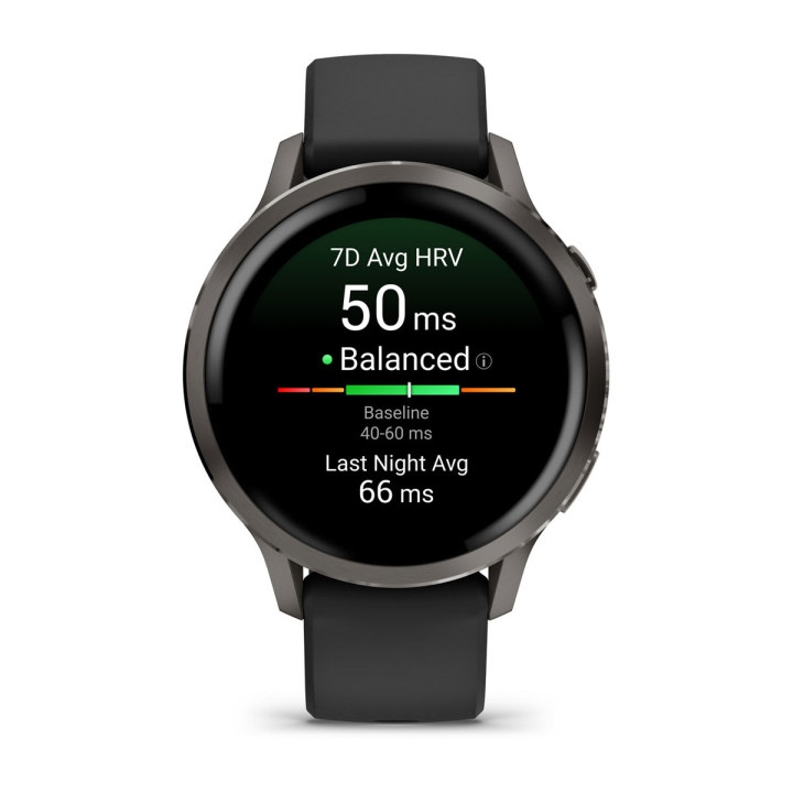 Garmin Venu 4 3,05 cm (1.2") AMOLED 41 mm Digital 390 x 390 pixels Ecrã táctil Preto Wi-Fi GPS