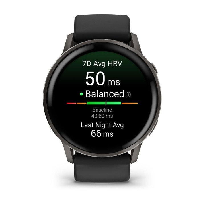 Garmin Venu 4 3,56 cm (1.4") AMOLED 45 mm Digital 454 x 454 pixels Ecrã táctil Preto Wi-Fi GPS