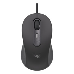 Logitech Signature Wired M520 for Business rato Escritório Ambidestro USB Type-C Ótico 4000 DPI