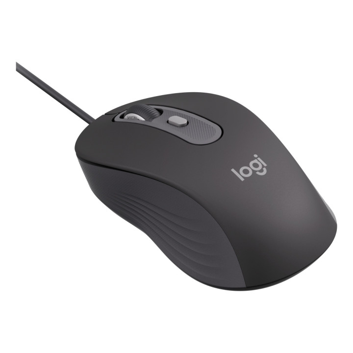 Logitech Signature Wired M520 for Business rato Escritório Ambidestro USB Type-C Ótico 4000 DPI
