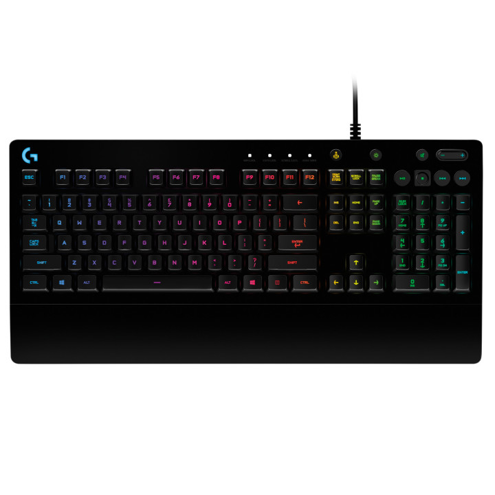 Logitech G G213 Prodigy teclado Jogos USB QWERTY Estados Unidos (Internacional) Preto