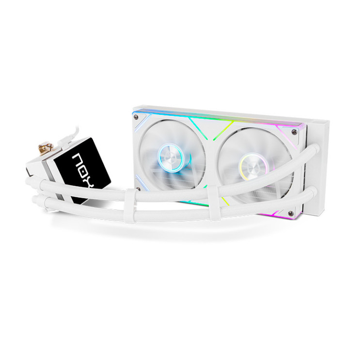 NOX Hummer M-240 LCD White Processador Refrigerador líquido all-in-one 12 cm Branco 1 unidade(s)