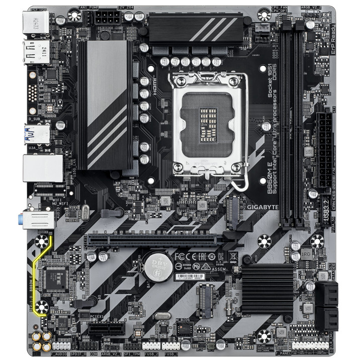 GIGABYTE B860M E motherboard Intel B860 LGA 1851 (Socket V1) micro ATX