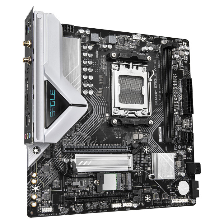 GIGABYTE B840M EAGLE WIFI6 motherboard AMD B840 Ranhura AM5 micro ATX