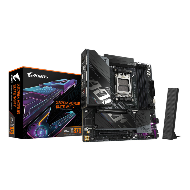 GIGABYTE X870M AORUS ELITE WIFI7 AMD X870 Ranhura AM5 micro ATX