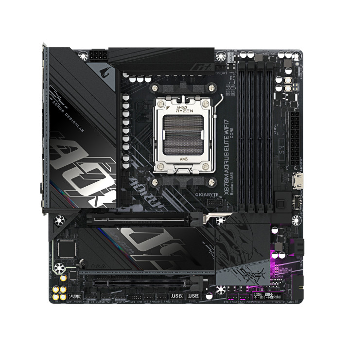 GIGABYTE X870M AORUS ELITE WIFI7 AMD X870 Ranhura AM5 micro ATX