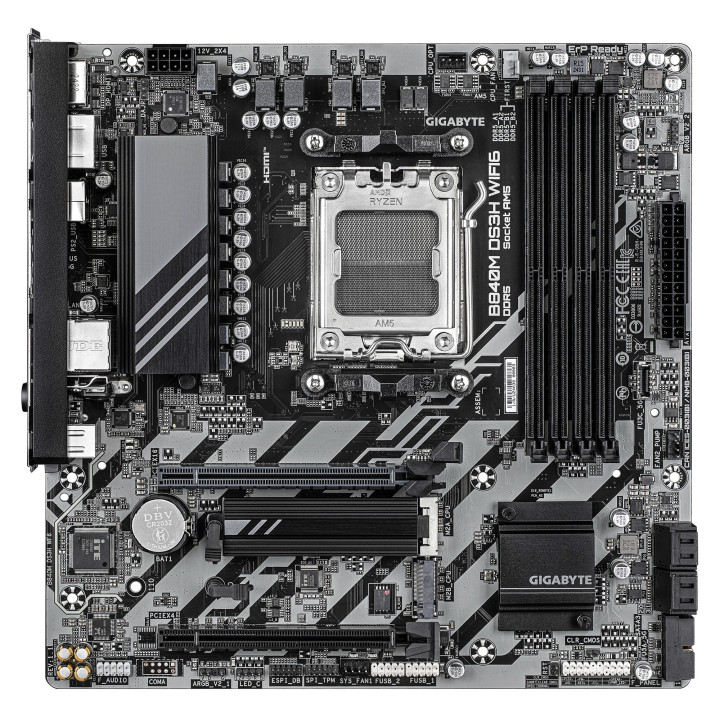 GIGABYTE B840M DS3H WIFI6 AMD B840 Ranhura AM5 micro ATX