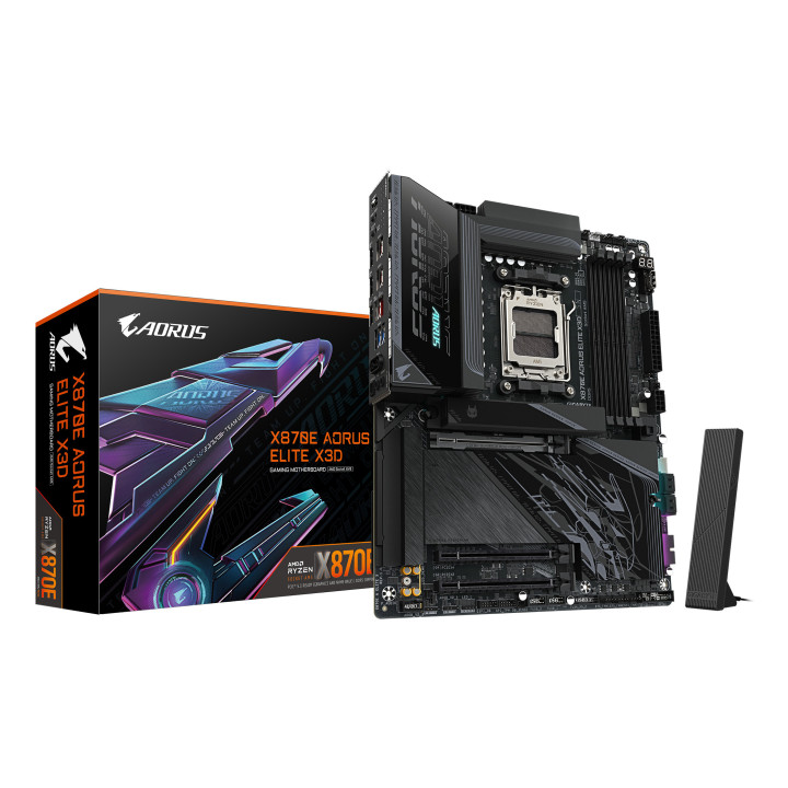 GIGABYTE X870E AORUS ELITE X3D AMD X870E Ranhura AM5 ATX