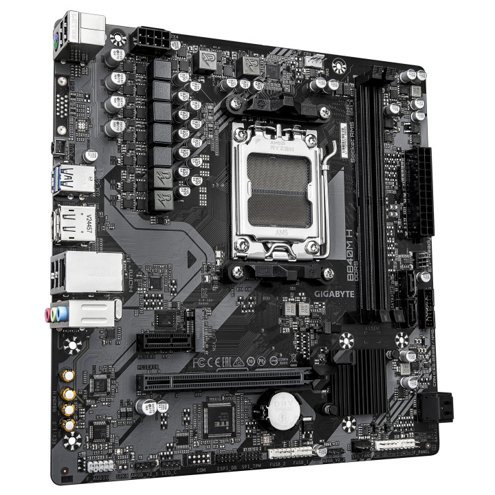 GIGABYTE B840M H motherboard AMD B840 Ranhura AM5 micro ATX