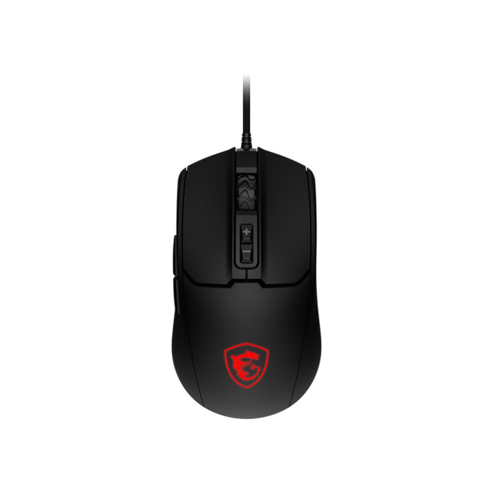 MSI FORGE GM100 rato Jogos Ambidestro USB Type-A Ótico 6400 DPI
