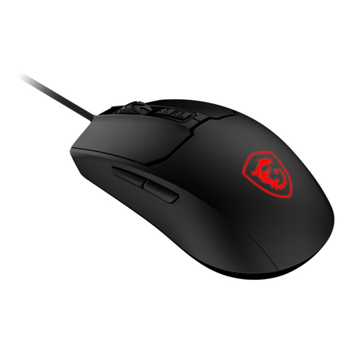 MSI FORGE GM100 rato Jogos Ambidestro USB Type-A Ótico 6400 DPI