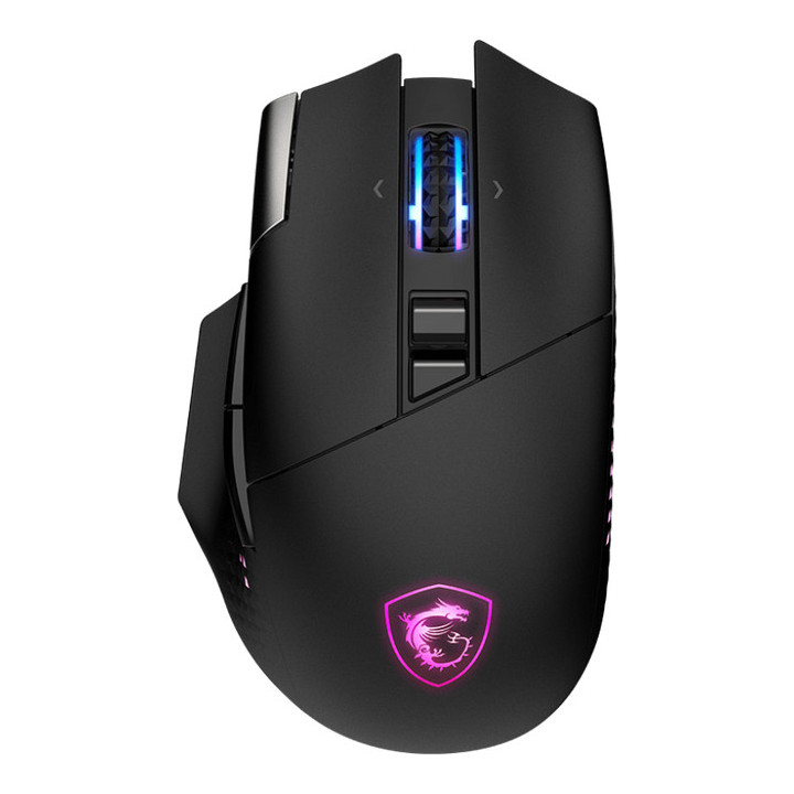 MSI S12-4301370-CLA rato Jogos Mão direita RF Wireless + Bluetooth + USB Type-A Ótico 26000 DPI
