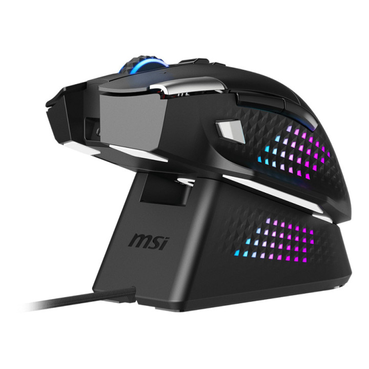 MSI S12-4301370-CLA rato Jogos Mão direita RF Wireless + Bluetooth + USB Type-A Ótico 26000 DPI