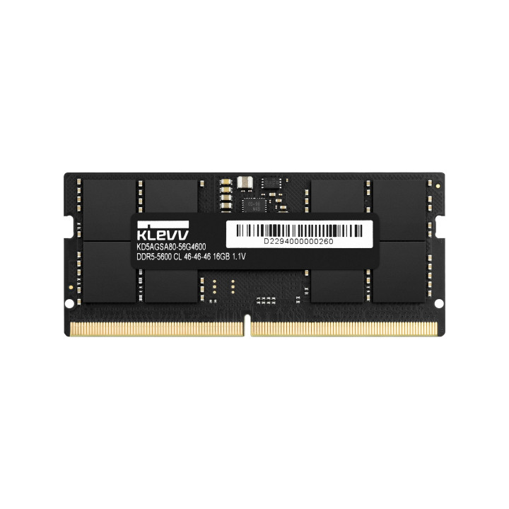 Klevv SO-DIMM módulo de memória 16 GB 1 x 16 GB DDR5 5600 MT s 262-pin SO-DIMM