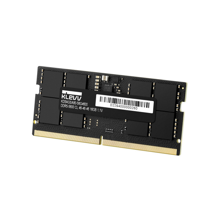 Klevv SO-DIMM módulo de memória 32 GB 1 x 32 GB DDR5 5600 MT s 262-pin SO-DIMM