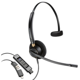 Headset Monaural HP Poly EncorePro 510 com Quick Disconnect