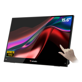 Verbatim Portable 15.6" FHD Touch Monitor LIGHT Monitor portátil Preto 39,6 cm (15.6") LCD 1920 x 1080 pixels