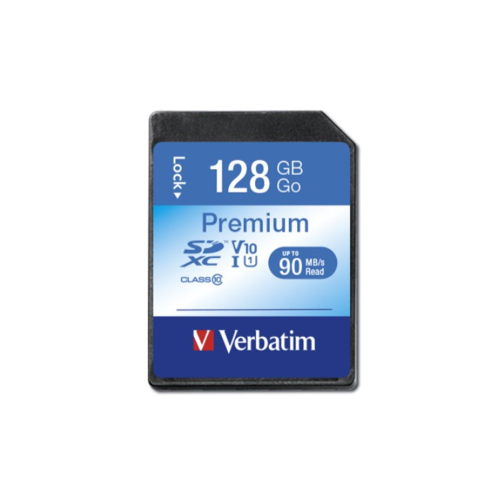 Cartão de Memória SDXC Verbatim Premium 128 GB Classe 10 - Comprar