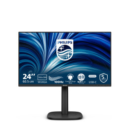 Philips 3000 series 24B2N3200D 00 monitor de ecrã 61,2 cm (24.1") 1920 x 1200 pixels WUXGA LCD Preto
