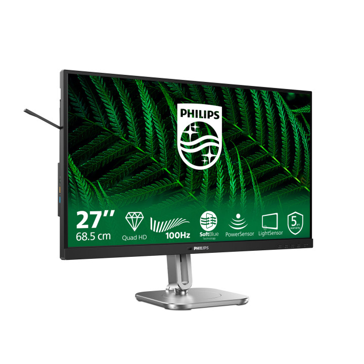 Philips 5000 series 27B2G5500 00 monitor de ecrã 68,6 cm (27") 2560 x 1440 pixels Quad HD LCD Antracite