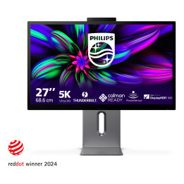 Philips Brilliance 27E3U7903 00 monitor de ecrã 68,6 cm (27") 5120 x 2880 pixels 5K Ultra HD LCD Cinzento