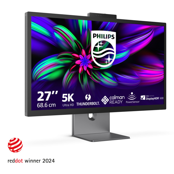 Philips Brilliance 27E3U7903 00 monitor de ecrã 68,6 cm (27") 5120 x 2880 pixels 5K Ultra HD LCD Cinzento
