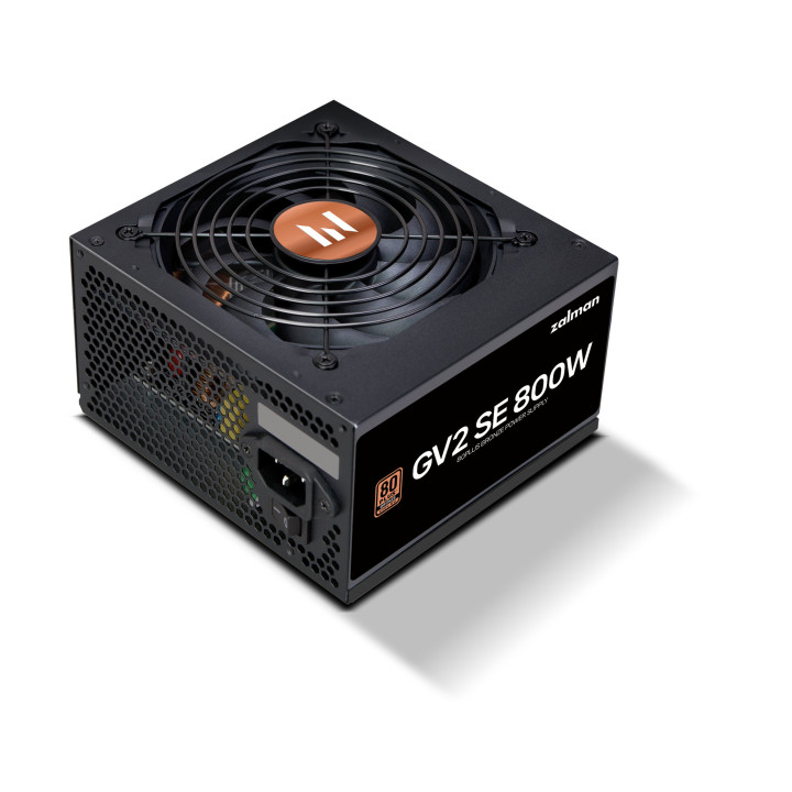 Zalman GV2SE fonte de alimentação 800 W 20+4 pin ATX ATX Preto