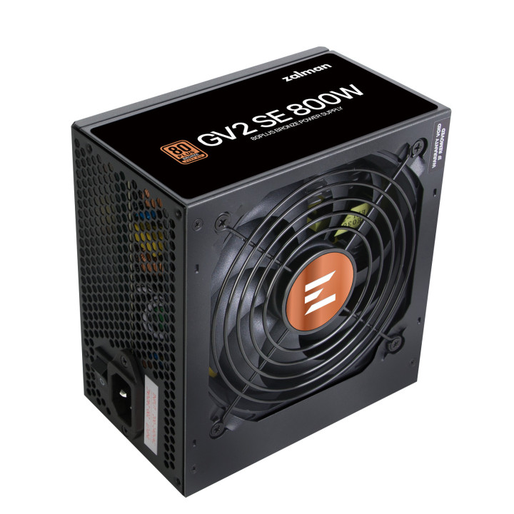 Zalman GV2SE fonte de alimentação 800 W 20+4 pin ATX ATX Preto