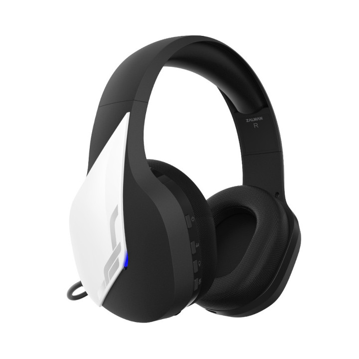 Zalman HPS700 White Auscultadores Sem fios Fita de cabeça Jogos Branco