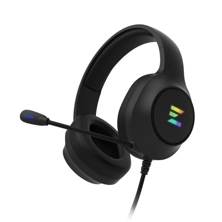Zalman ZM-HPS310 BK auscultador Auscultadores Com fios Fita de cabeça Jogos Preto