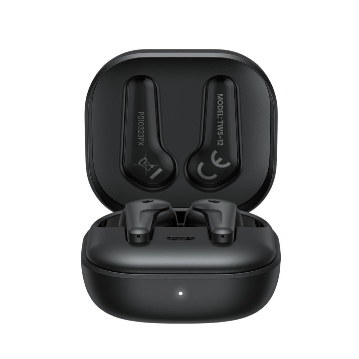 Savio TWS-12 auscultador Auscultadores True Wireless Stereo (TWS) Intra-auditivo Chamadas Música USB Type-C Bluetooth Preto