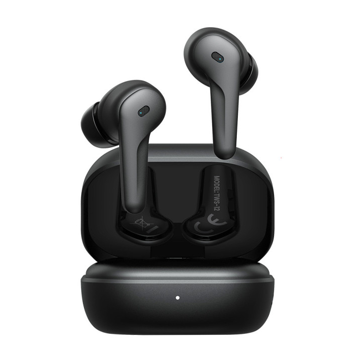 Savio TWS-12 auscultador Auscultadores True Wireless Stereo (TWS) Intra-auditivo Chamadas Música USB Type-C Bluetooth Preto